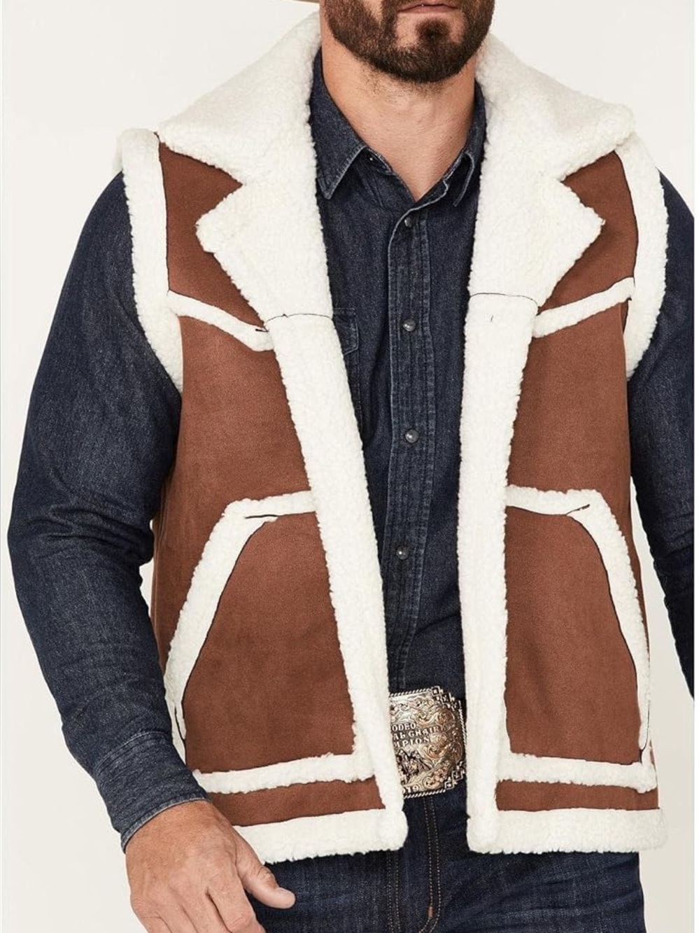 Wrangler men’s sherpa vest